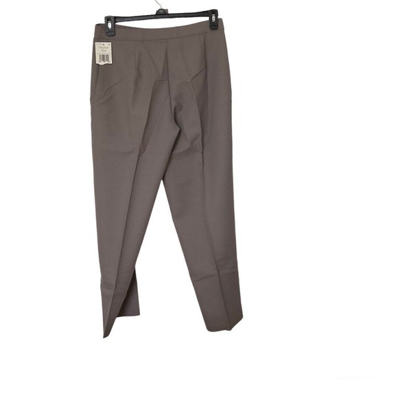 Vintage BendOver Women’s Sz 18 Taupe Solid Dress Pants Proportioned Short New - Picture 2 of 8